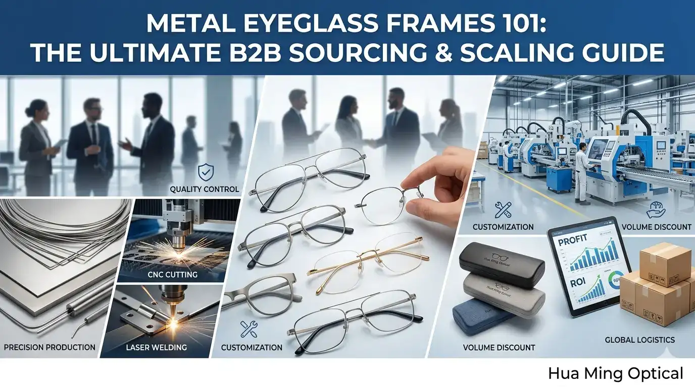 Metal Eyeglass Frames 101: The Ultimate B2B Sourcing & Scaling Guide