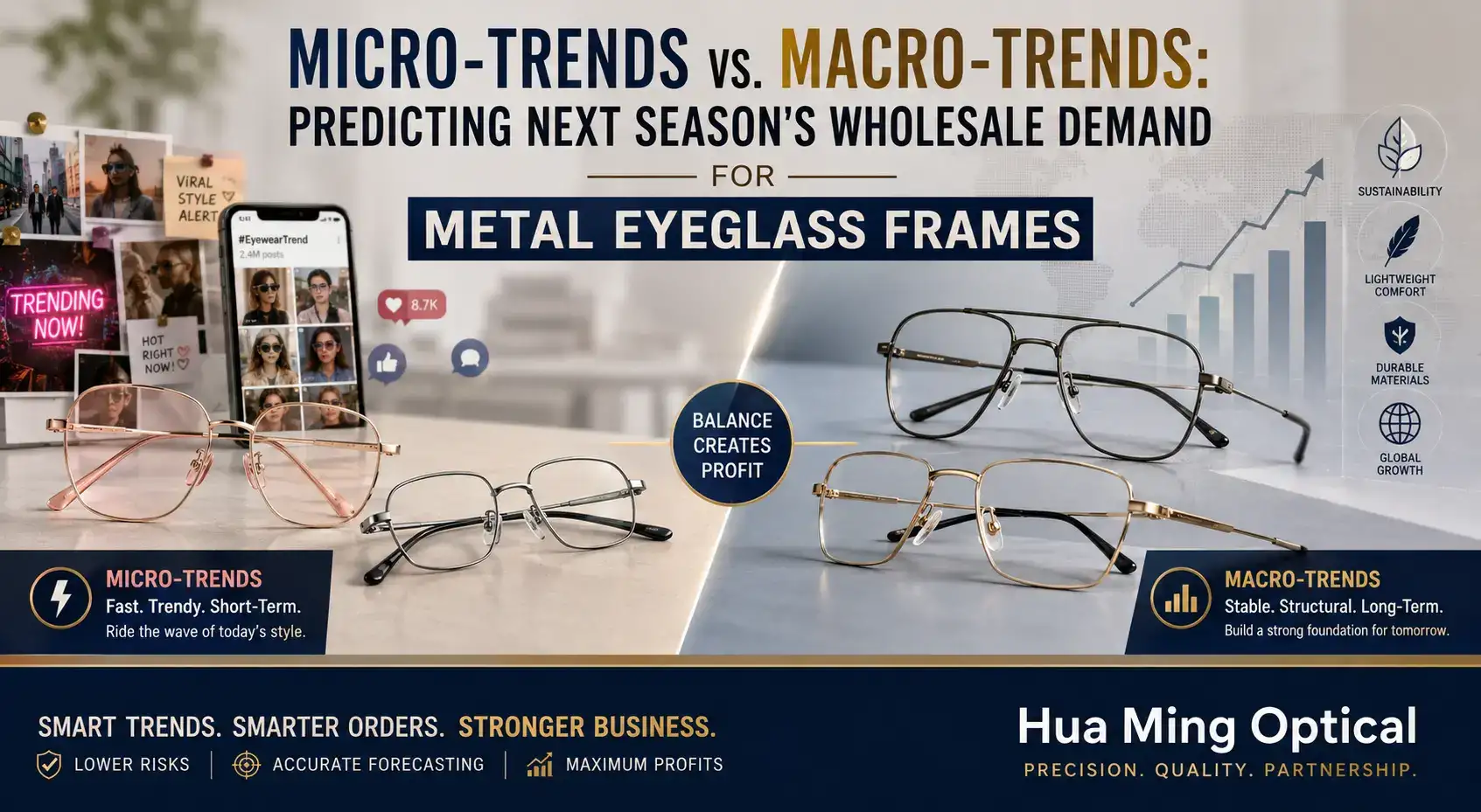 Micro-Trends vs. Macro-Trends: Predicting Next Season's Wholesale Demand for Metal Eyeglass Frames