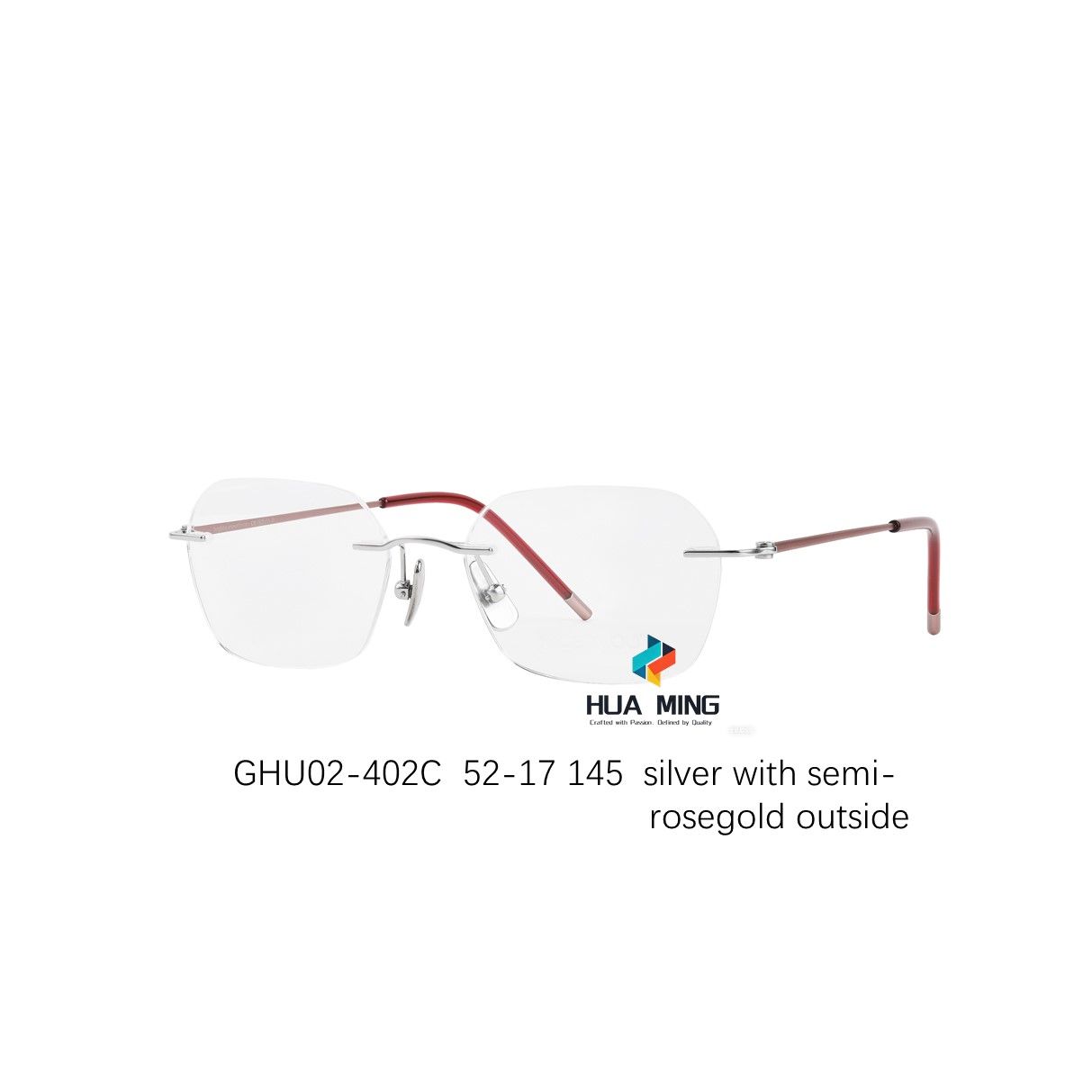 HUAMING GHU02 Minimalist Design eyeglasses frame