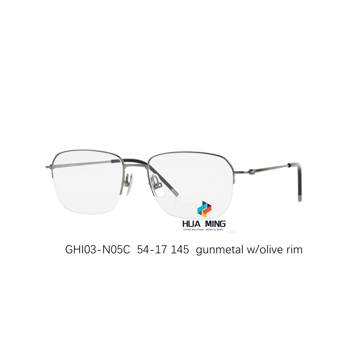 HUAMING GHI03 Minimalist Design eyeglasses frame