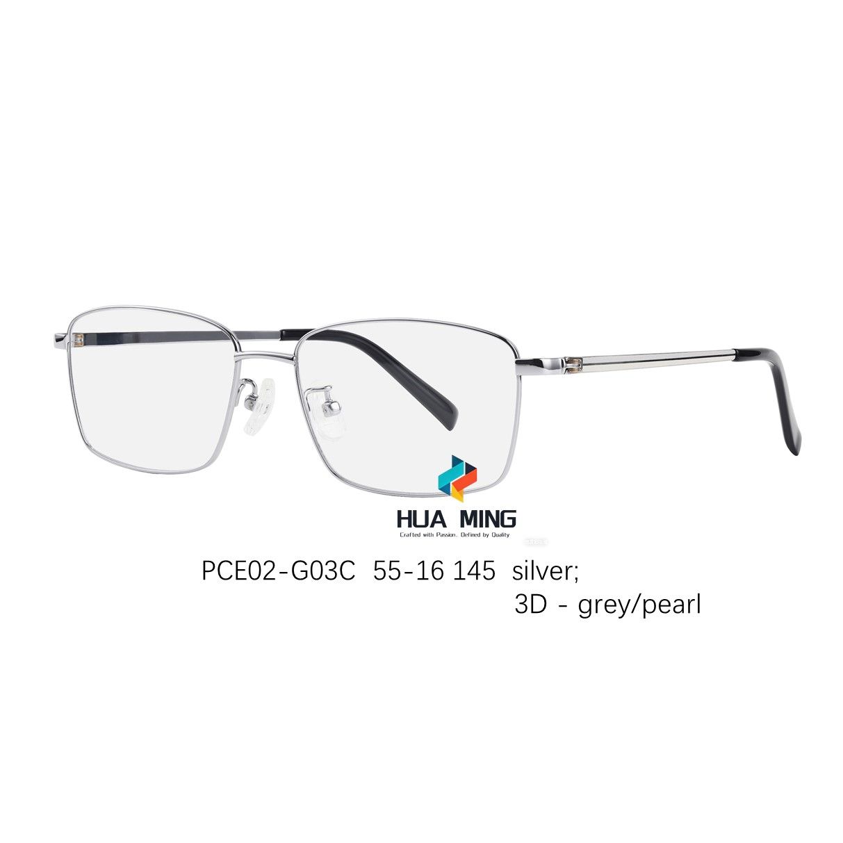 Hua Ming PCE02 titanium eyewear glasses frame