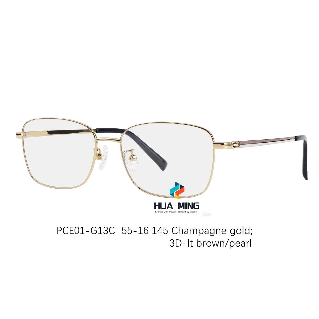 Hua Ming PCE01 titanium eyewear glasses frame